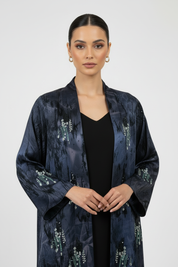 C 1976 Space Blue Beaded Abaya