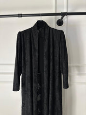 C 1981 Black Dantel Abaya