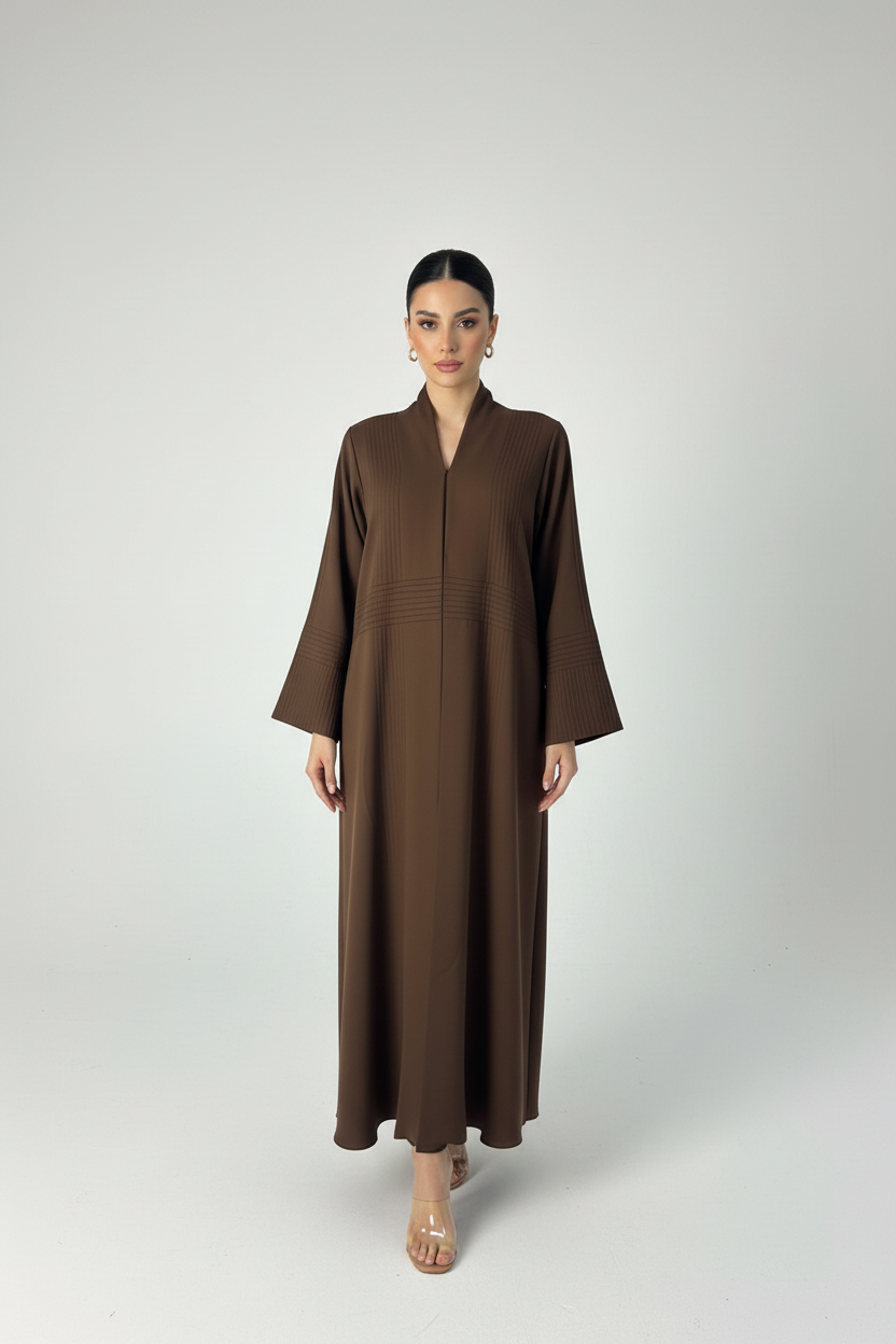 C 1990 Mocha Brown Abaya