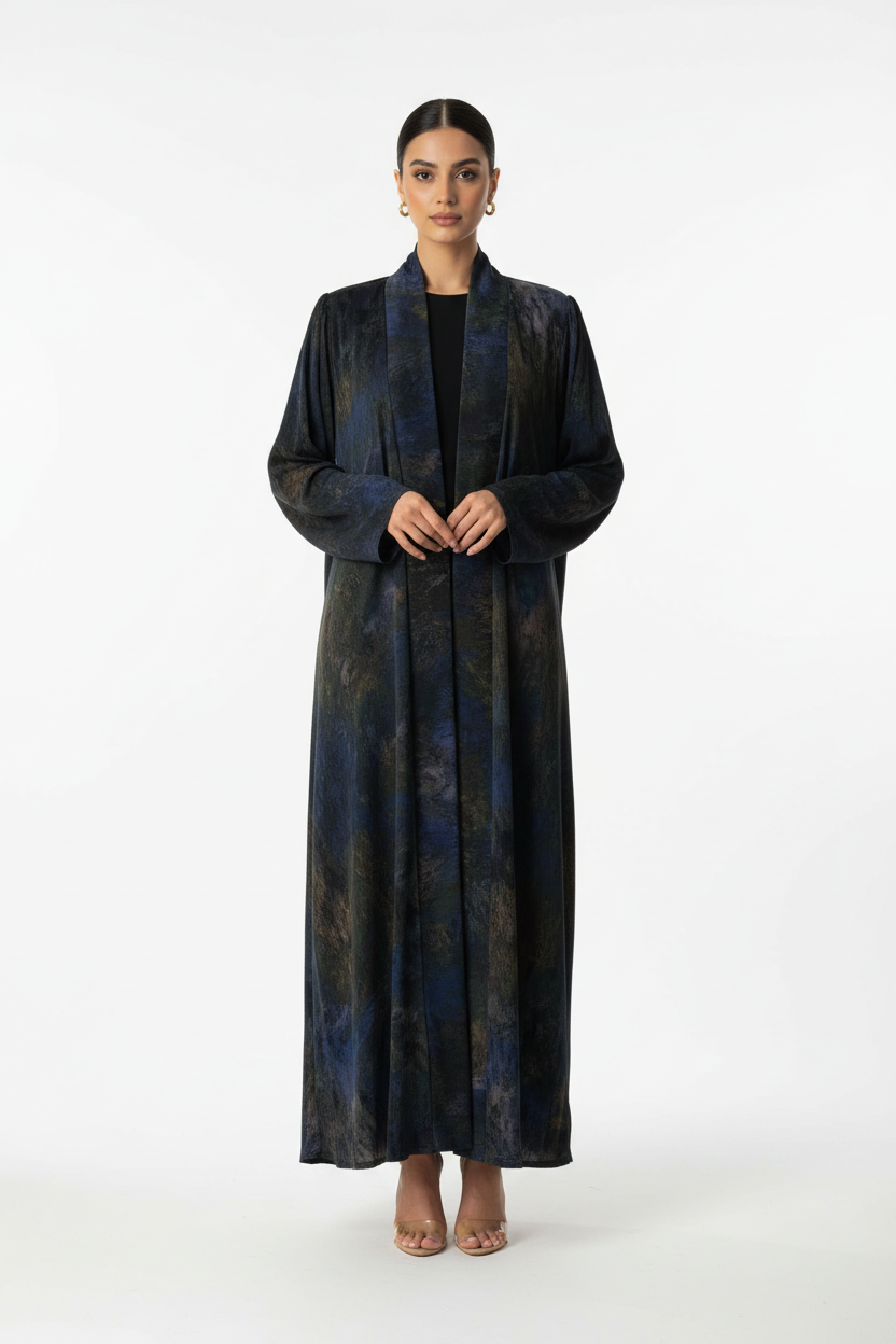 C 1996 Premium Blue Green Abaya
