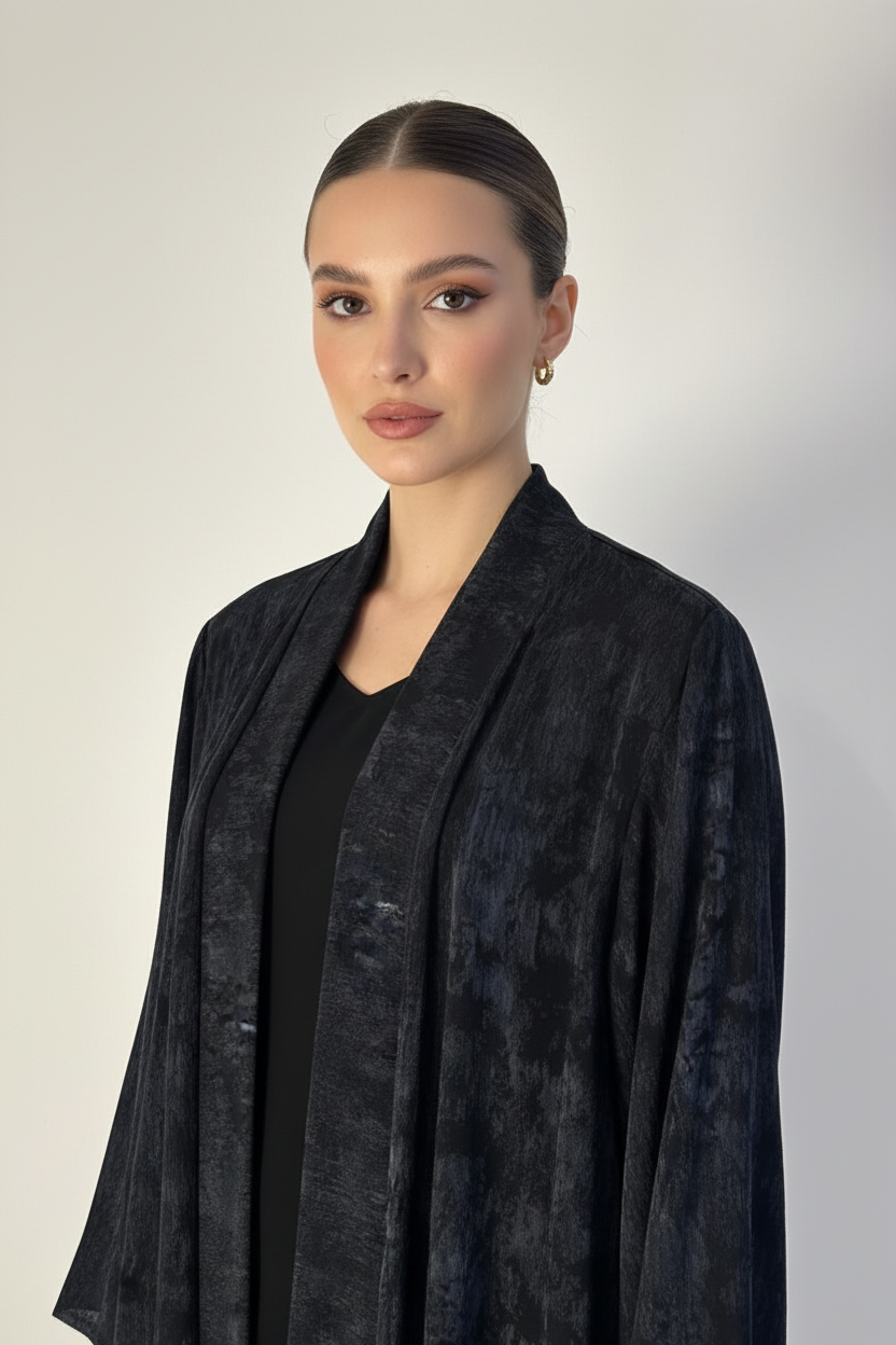 C 1997 Premium Blue Grey Abaya