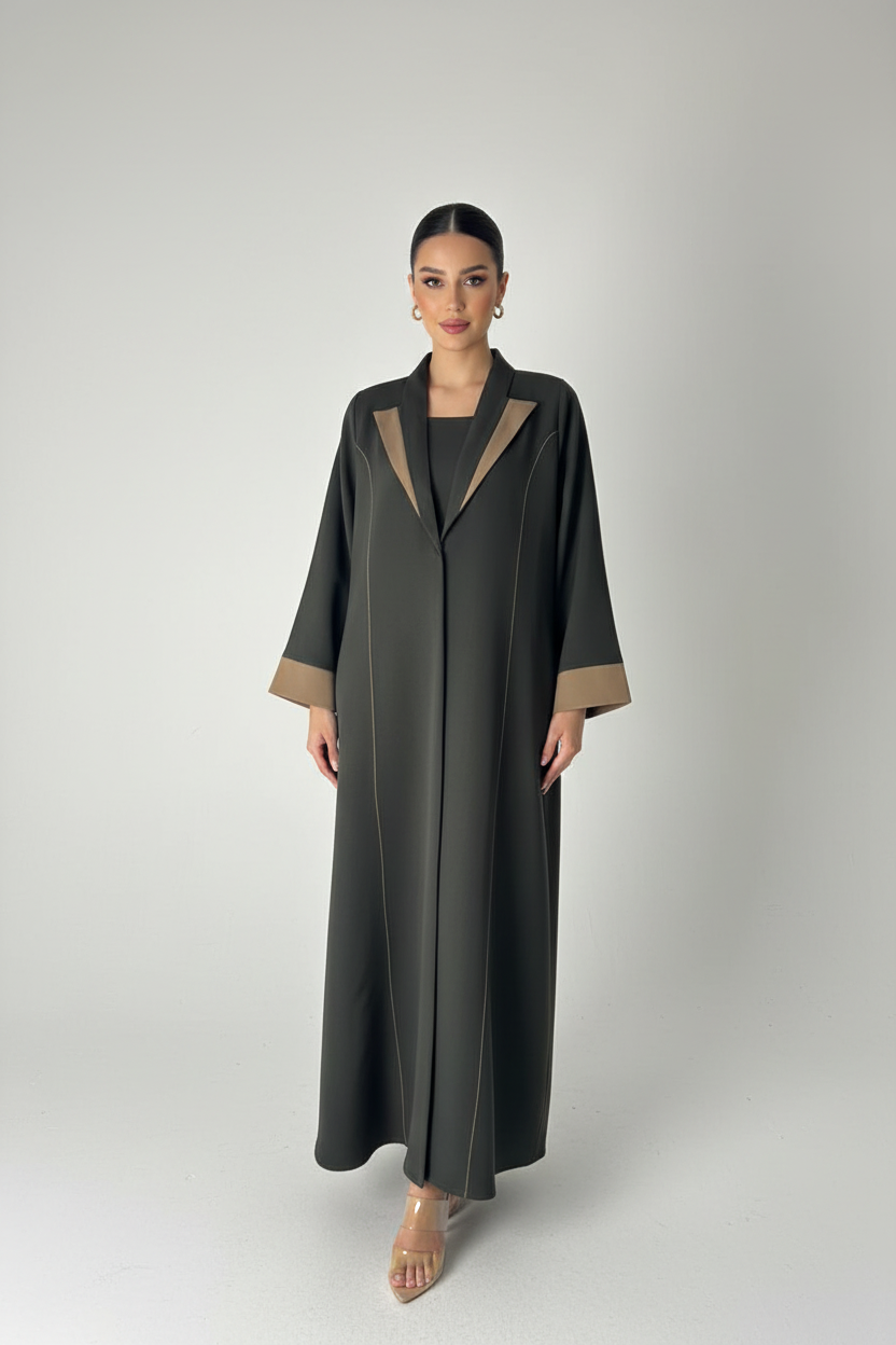 C 2004 Dark Olive Abaya