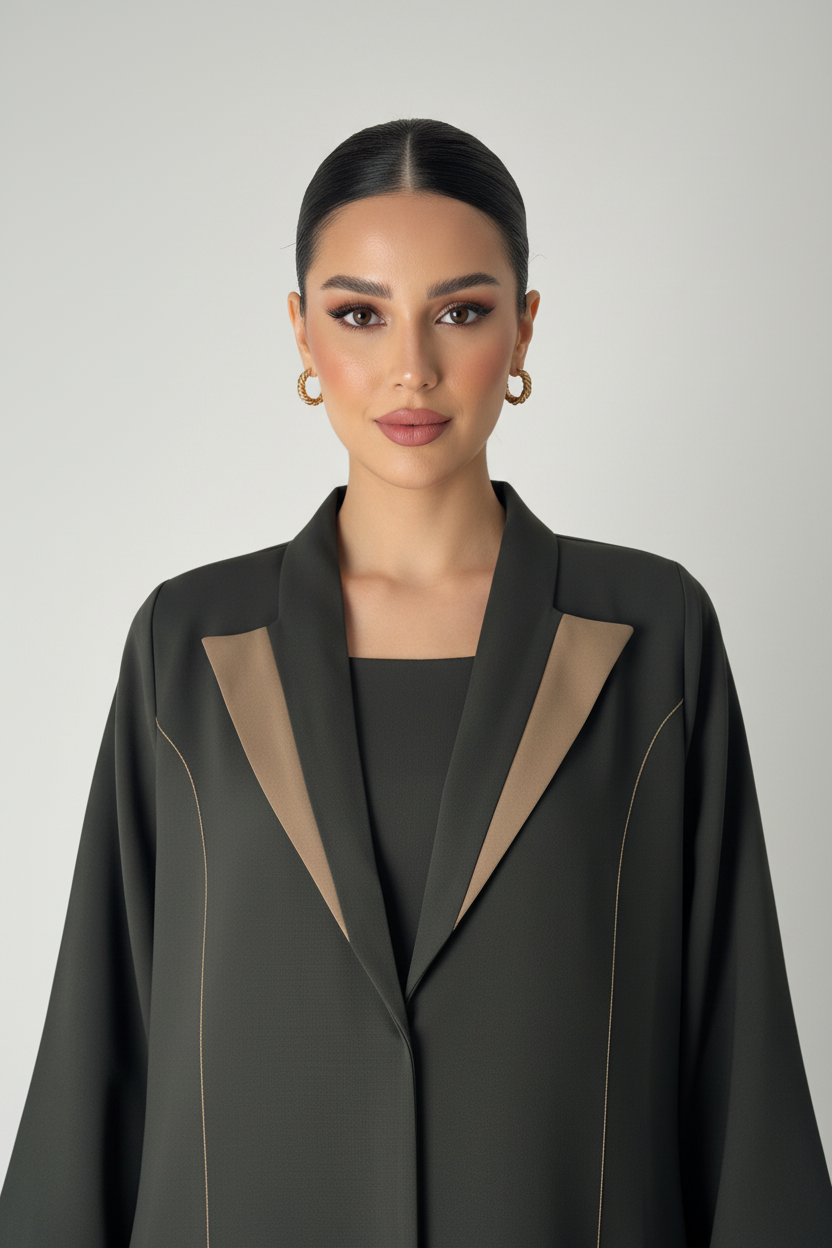 C 2004 Dark Olive Abaya