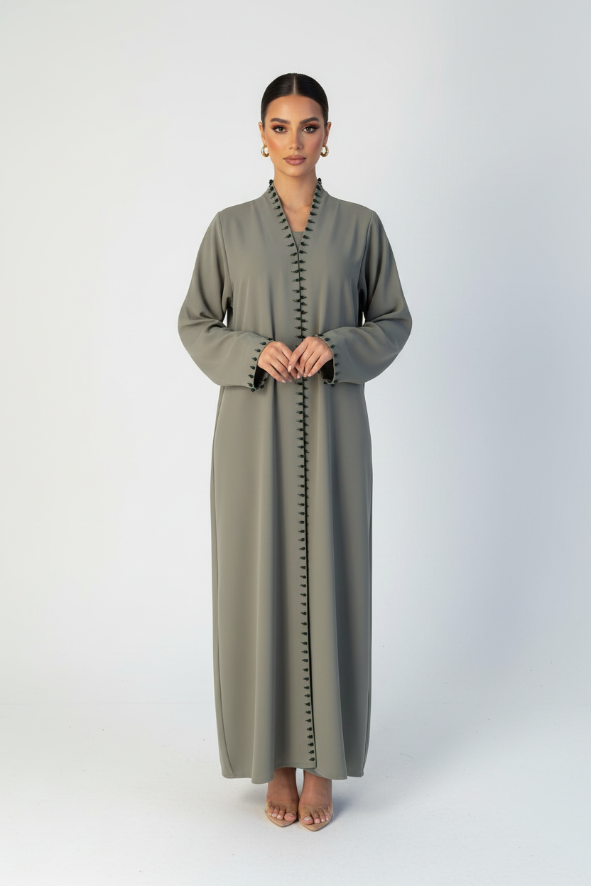 C 2019-02 Pistachio Green Abaya