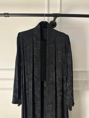 C 2029-02 premium black printed abaya