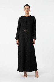 C 2034-02 Black Abaya