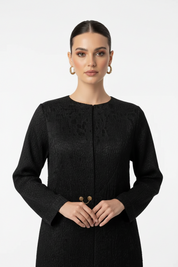 C 2034-02 Black Abaya