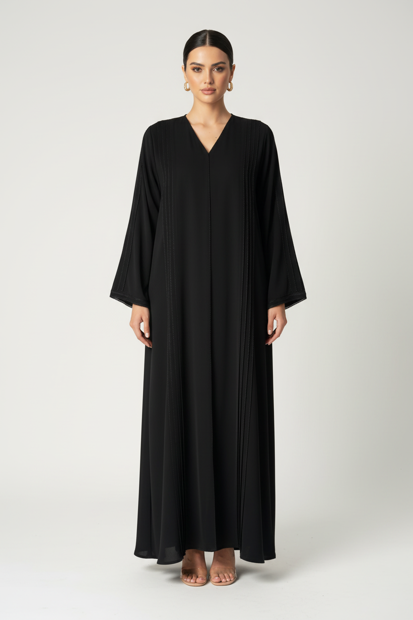 C 2037 Black Abaya