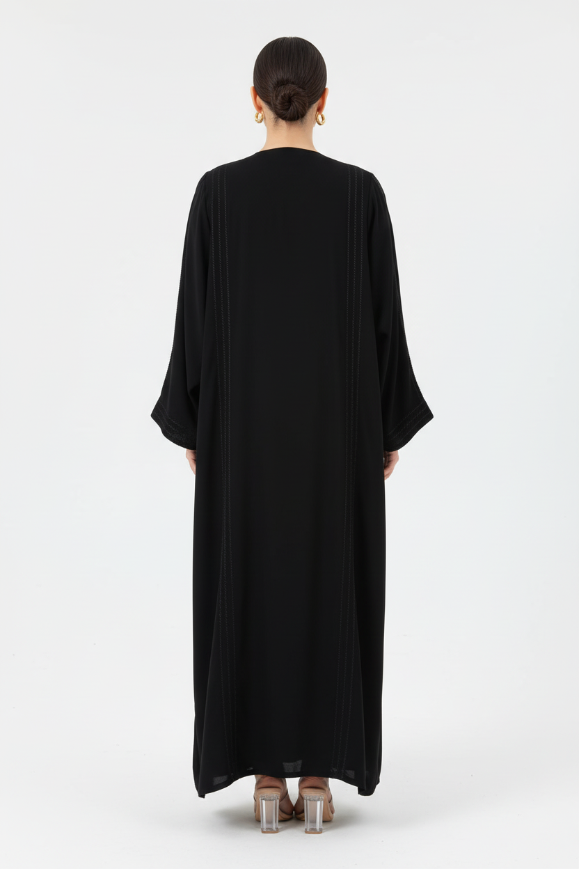 C 2037 Black Abaya