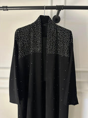 C 2041 Black Crystal Abaya