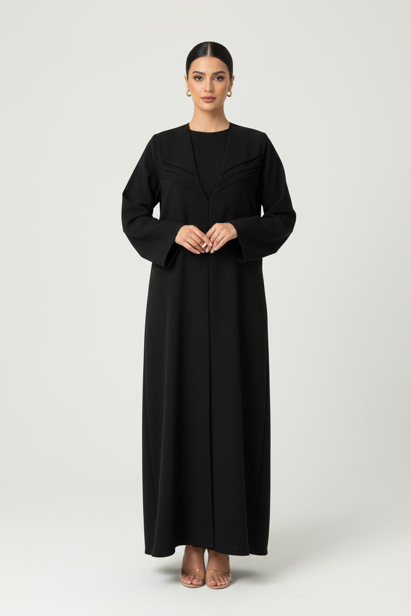 C 2044 Black Abaya