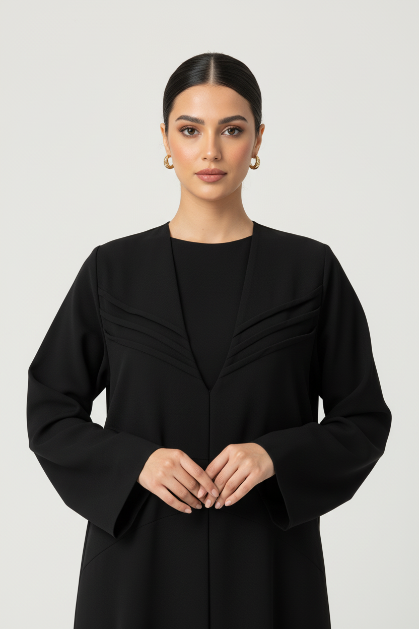 C 2044 Black Abaya