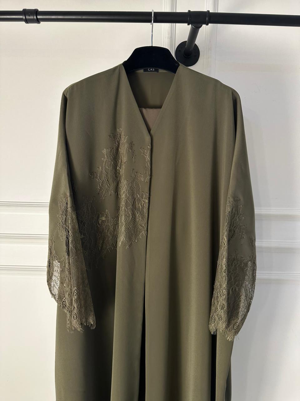 C 2047 Olive Dantel Abaya