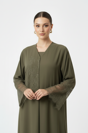 C 2047 Olive Dantel Abaya