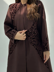 C 2057 Coffee Brown Abaya