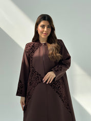 C 2057 Coffee Brown Abaya