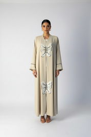 C 2094 Pastel Yellow Amira Abaya
