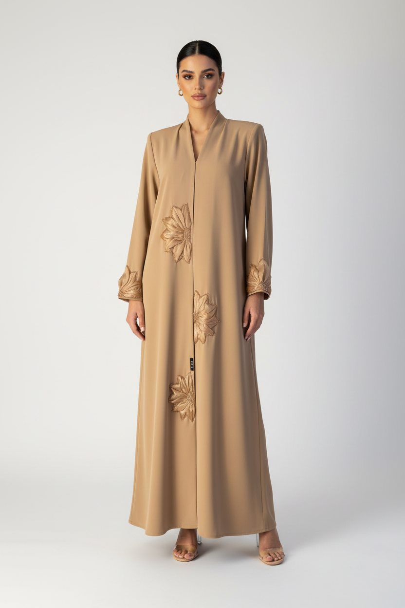 C 2095 Camel Brown Amira Abaya