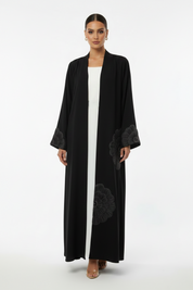 C 2096-02 Black Amira Abaya