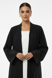 C 2096-02 Black Amira Abaya