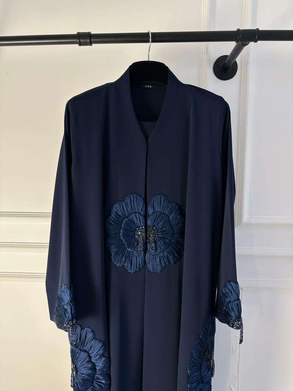 C 2097 Navy Blue Amira Abaya