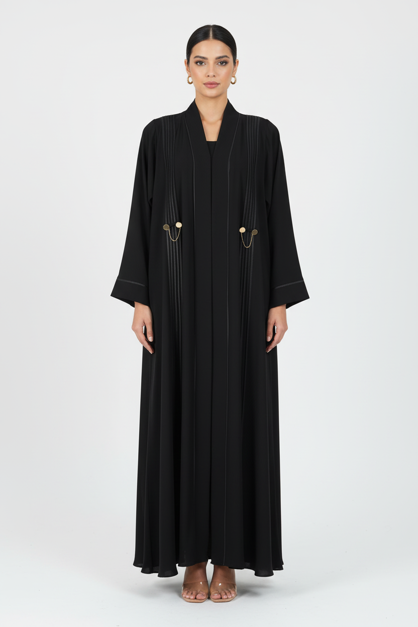 C 2098 Black Abaya