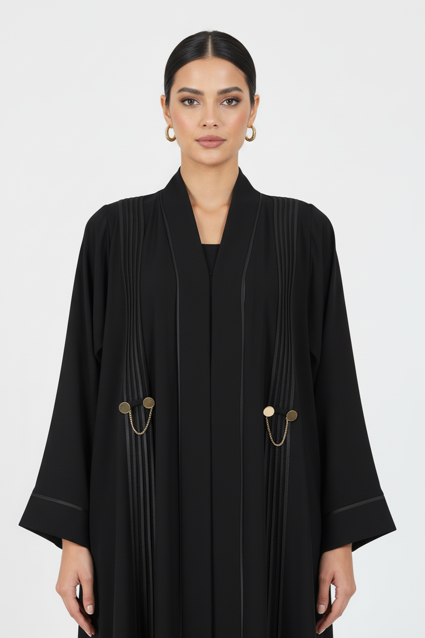 C 2098 Black Abaya