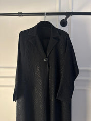 C 2099 Black Work Abaya