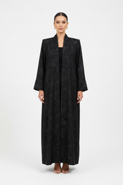 C 2100 Black Rose Abaya