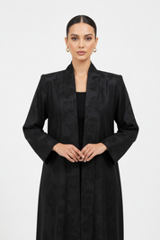 C 2100 Black Rose Abaya