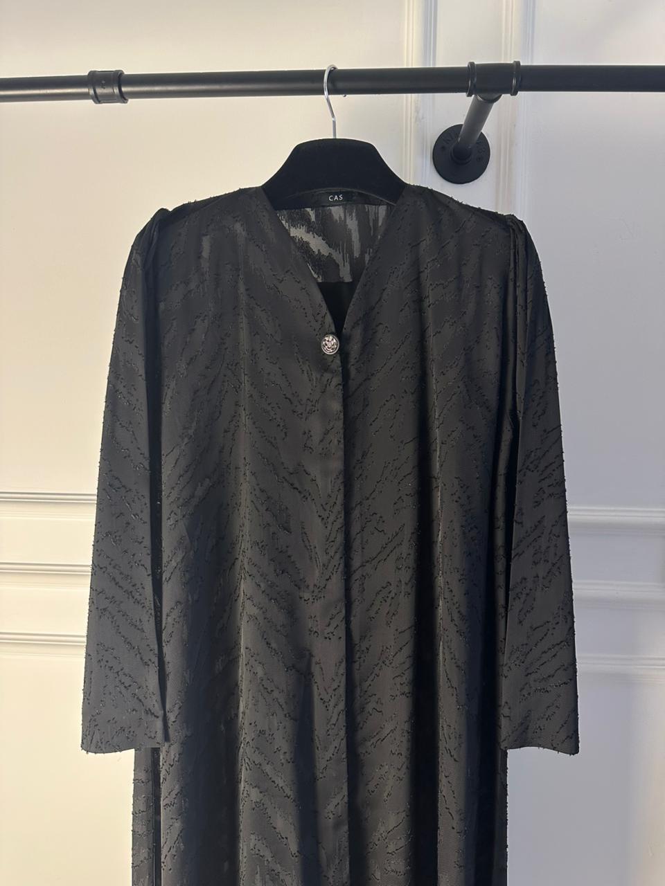 C 2102 Black Work Abaya