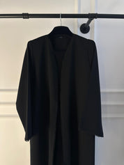 C 2118-07 Black Lace Abaya