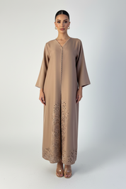 C 2127 Sandstone Lasercut Abaya