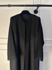 C 2130 Black Lace Abaya
