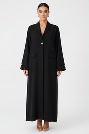 C 2139 Black Work Abaya