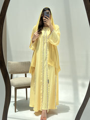 C 2226 Buttercup Lace Abaya