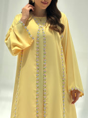 C 2226 Buttercup Lace Abaya