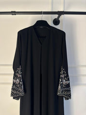 C 2235 Black Beaded Abaya