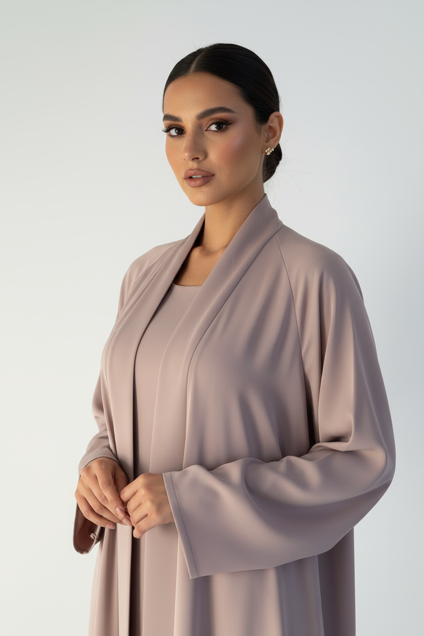 C 2241 Pale Pink Abaya