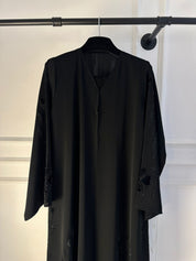 C 2244-02 Black Beaded Abaya