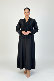 C 2310 Black Beaded Abaya
