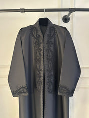 C 2310 Black Beaded Abaya