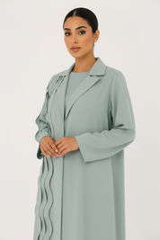 C 2359 Light Teal Abaya