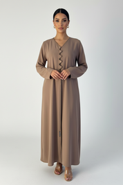 C 2362 Taupe Abaya