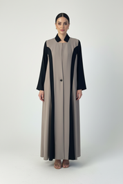 C 2376 Dark Beige Abaya