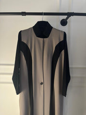 C 2376 Dark Beige Abaya