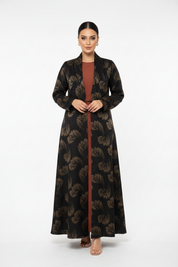 C 2381-02 Black Bronze Abaya
