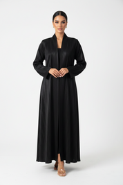C 2382 Black Striped Abaya