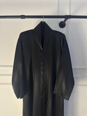 C 2382 Black Striped Abaya
