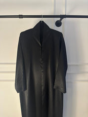 C 2383 Black Striped Abaya